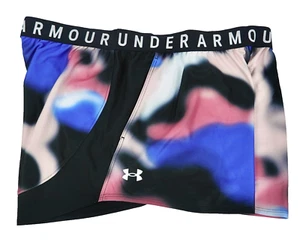 Under Armour Damen Shorts Größe XL Mehrfarbig Abstrakt 3" Schrittlänge Taschen - Bild 1 von 8