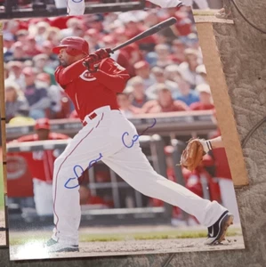 MIGUEL CAIRO Cincinnati Reds SIGNED 8x10 Photo COA MLB AUTOGRAPHED - Picture 1 of 1