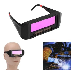 OCCHIALI PROTEZIONE PER SALDATURA LENTE AUTO OSCURAMENTO PER SALDATRICE - Foto 1 di 5