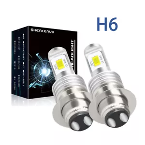 H6M LED Headlight Bulbs Conversion Kit Car & Motorcycle Parts Super White 6000K - Bild 1 von 14