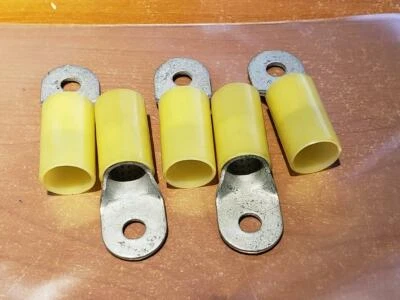 5 NUEVOS ETC/Molex MS25036-135 Mil-Spec Anillo Terminal 2/0 AN AWG 5/16" Perno PIDG Foto 1 de 3