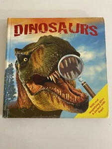 Dinosaurs With Magnifying Glass Pop Up Book Rare NEW - Picture 1 of 7