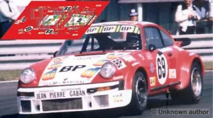 Decals Porsche 934 Le Mans 1978 69 1:32 1:43 1:24 1:18 64 87 calcas - Imagen 1 de 1
