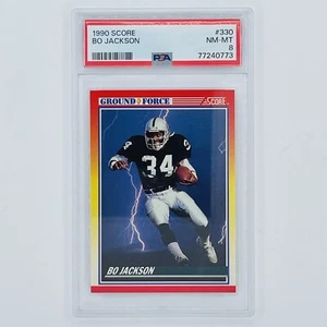 Bo Jackson PSA 8 💎 1990 Score #330 Ground Force Raiders - Picture 1 of 2