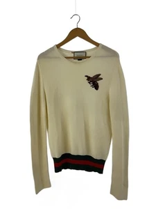 GUCCI Suéter Tejido Abeja Bordado Algodón Acanalado (Fino) M IVO Usado - Imagen 1 de 6