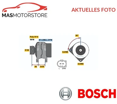 LICHTMASCHINE GENERATOR BOSCH 0 986 041 480 P FÜR SKODA OCTAVIA I,FABIA I 1.9L - Image 1 of 4