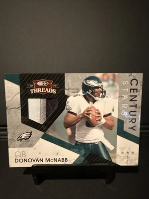 Donovan McNabb 2009 Donruss Threads Century Stars 3 Color Jersey Card #47/50 - Image 1 of 3