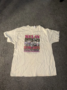 Vintage Relay For Life Southeast T-Shirt weiß American Cancer Society Erwachsene XXL - Bild 1 von 18