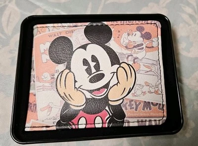 Buckle-Down Men's Bi-fold Wallet -  Disney Mickey Mouse Print - Image 1 of 4