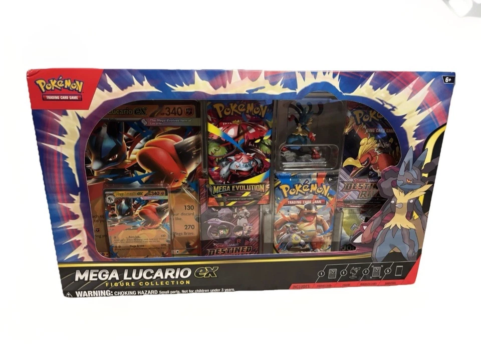 Pokemon TCG Mega Lucario ex Premium Figure Collection Box