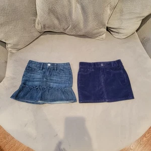 Gap Kids Denim and Corduroy Skirt bundle Size 6 Regular Girls - Picture 1 of 10