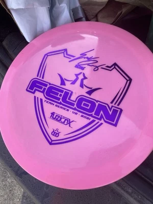 Dynamic Discs FuzionX Team Series Felon Disc Golf Fairway Driver 173 grams NEW - Image 1 of 3