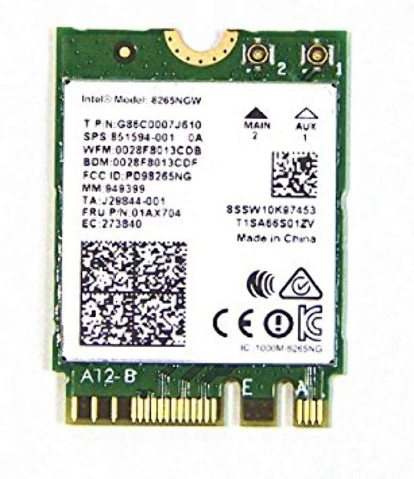 Intel Dual Band Wireless-Ac 8265 w/Bluetooth 8265.NGWMG - Image 1 of 1
