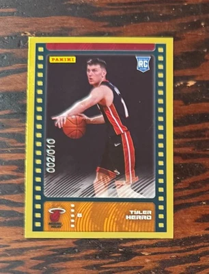 Tyler Herro ROOKIE 2019-20 Panini Sticker & Card #92 ....#02/10 - Only 10 made!! - Image 1 of 3