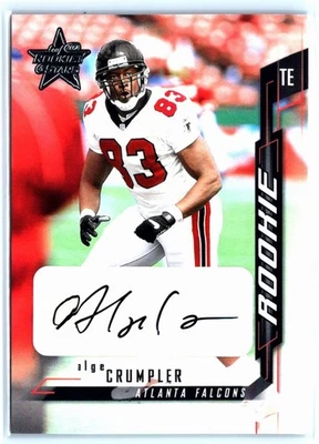 2001 Leaf Rookies & Stars #255 Alge Crumpler Rookie Autographs - Image 1 of 2