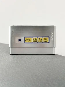 SONY Cyber Shot DSC-T77 10.1MP CCD Vintage Digital Camera - 90% new-Silver - Picture 1 of 11