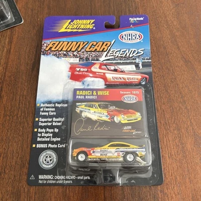 Radici & Wise NHRA White Lightning 1975 Johnny Lightning 1:64 - par DC-027 Foto 1 de 3