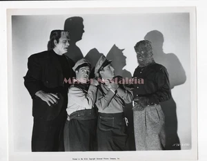 Vintage Photo 1948 Abbott & Costello Meet Frankenstein Wolfman Lon Chaney R'1971 - Bild 1 von 1
