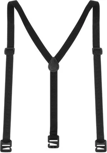 Black Suspenders for Men Hidden Three-Point Belt Loops Heavy Duty... - Picture 1 of 7
