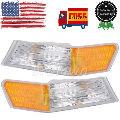 1 Pair Fits 07-17 Jeep Patriot Driver + Passenger Parking Signal Light Lamp Assy - Image 1 of 4