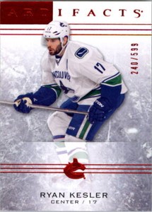 2014-15 Artifacts Ruby #80 Ryan Kesler /599 - NM-MT