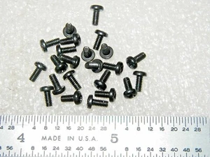 2-56 x 1/4" SCHRAUBENPFANNENKOPF KREUZ OXID LEGIERTER STAHL - 100 Stück - Bild 1 von 1