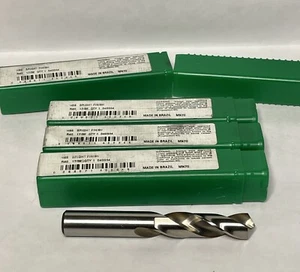 17/32 PRECISION TWIST DRILL PTD HSS .4810, 040034 (Lot of 4pc) New - Picture 1 of 5
