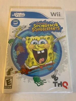 Nintendo Wii uDraw SpongeBob SquigglePants Game Sealed Brand New - Image 1 of 4