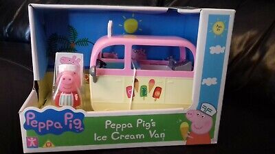 Peppa Pig Icecream Ice Cream Van Figures Toy New In Box • 6£