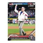 George W. Bush 2023 MLB Topps Now 1047 Texas Rangers Preorder 1st Pitch