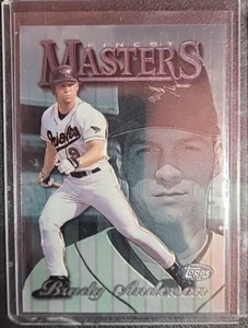 1997 TOPPS FINEST BRADY ANDERSON MASTERS #312 ORIOLES UNCOMMON - No COATING - Picture 1 of 2