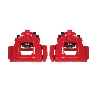 Pinças vermelhas dianteiras Power Stop com par de suportes compatível com 02-06 Mini Cooper - Imagem 1 de 4