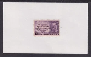 Susan Schmidt, 2002 Pulitzer Winning Reporter, signed Joseph Pulitzer stamp - Picture 1 of 1