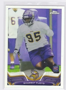 2013 Topps Chrome - Base -Refractors Parallel Not #'d -Sharrif Floyd #68 -Rookie - Picture 1 of 2