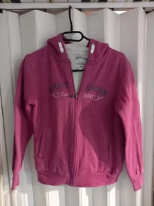 Gefütterte Sweatjacke für Mädchen Gr.140/146 - Bild 1 von 4