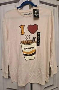 ART CLASS I LOVE MARUCHAN Ramen Noodles Long Sleeve T Shirt Size XXL 16/18 - Picture 1 of 1