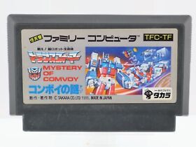Used Transformers Mystery of Comvoy cartridge only Nintendo Famicom Japan ver.