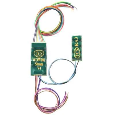 Train Control Systems TCS #1517 HO WOW Sound Steam Decoder V4.6 W/Keep Alive - Image 1 of 2