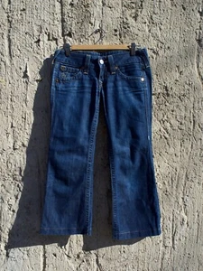 True Religion wide leg Baggy Jeans Schlaghose Y2K low rise denim hip hop grunge - Bild 1 von 5