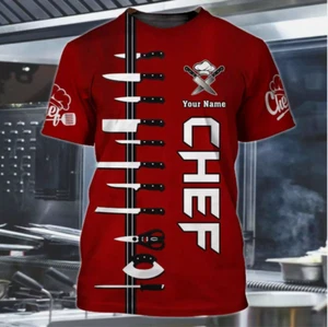 Custom 3D Chef Shirt For Men Women Master Chef Gifts Christmas Gift Master Chef - Picture 1 of 2