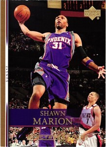 2007-08 Upper Deck Electric Court Gold Shawn Marion Phoenix Suns #50