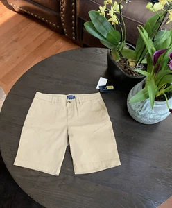NWT Polo Ralph Lauren Khaki Cotton Kids Short Size 8 - Picture 1 of 7