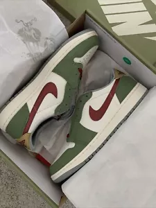Jordan 1 Low OG CNY Chinese Lunar New Year Year Of The Dragon Sail Green - UK 11 - Picture 1 of 2