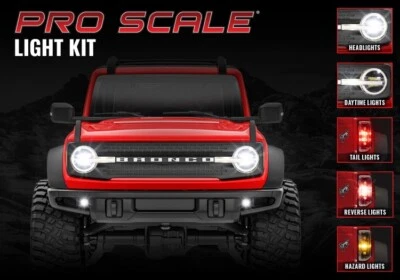 TRX9783 Traxxas LED Lichtset komplett vorne hinten für TRX-4M 1:18 Ford Bronco - Bild 1 von 3
