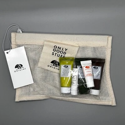 ORIGINS BEST-SELLERS SET Skin Set - 5 Piece Travel Set And Carry Bag - Image 1 of 4