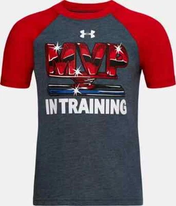 Under Armour Boys MVP in Training Raglan T-Shirt - Picture 1 of 2