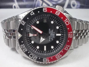 PRE OWNED FULLY RESTORED VINTAGE SEIKO DIVER 7002-7001 LOVELY BLACK DIAL 020276 - Picture 1 of 12