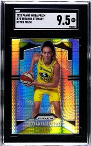 2020 Panini Prizm WNBA #70 Breanna Stewart Hyper Prizm SGC 9.5 - Picture 1 of 2