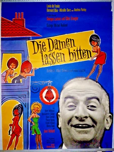 1965 Filmplakat Die Damen laßen bitten DIN A1 vintage rarität - Bild 1 von 6