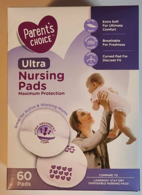 Parent's Choice Ultra Nursing Pads Maximum Protection 60 Pack - Image 1 of 2